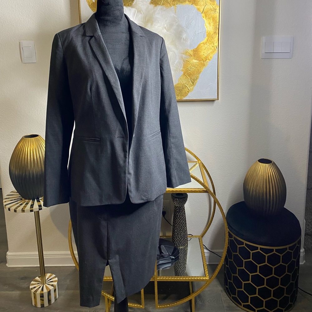 Charcoal Grey Two Piece Suit